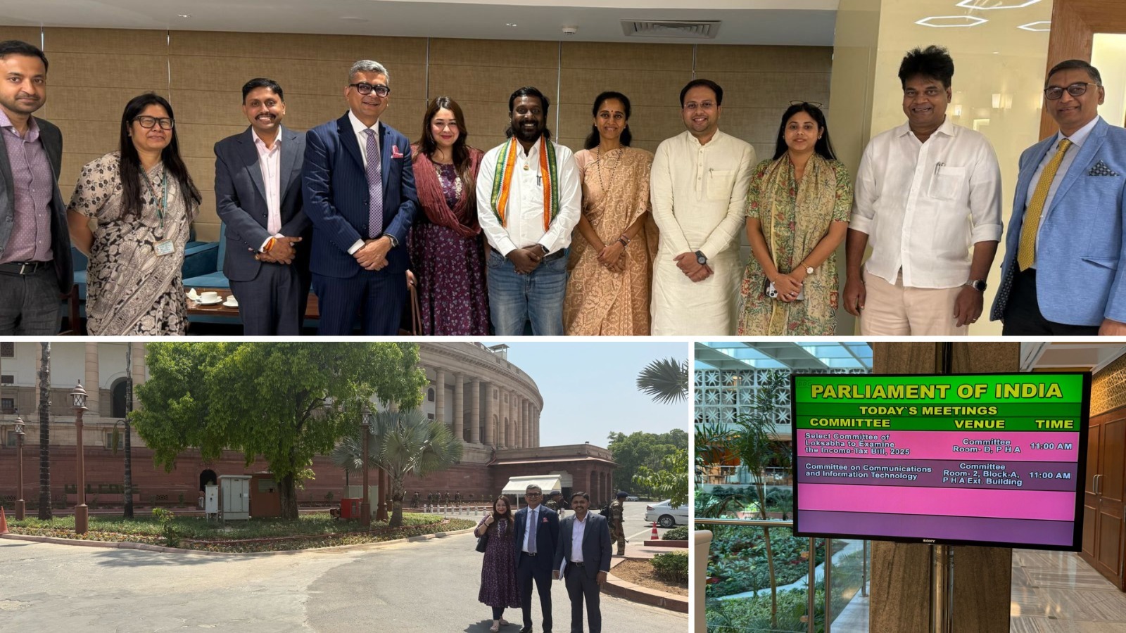US India Tax Forum appeared before the Select Committee of the Lok Sabha to examine the Income Tax Bill 2025 at the Parliament House Annexe on 24th April 2025 and presented their recommendations on the Income Tax Bill