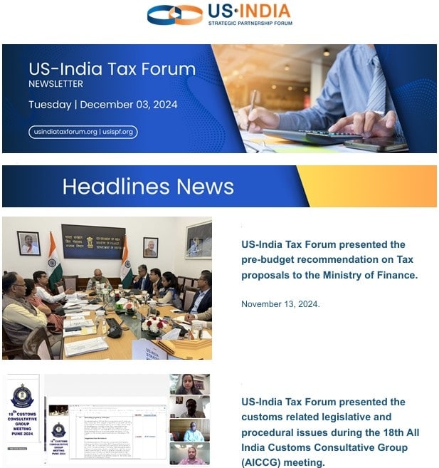 US India Tax Forum Newsletter