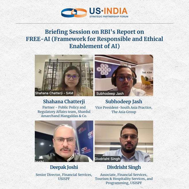 Briefing Session on RBI's Report on FREE-AI (Framework for Responsible and Ethical Enablement of AI)