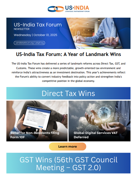 US-India Tax Forum A Year of Landmark Wins